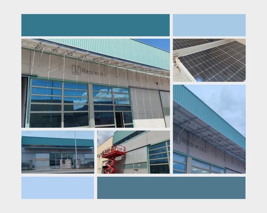 At Recreus we are committed to self-consumption of energy with the installation of solar panels in our factory - Recreus