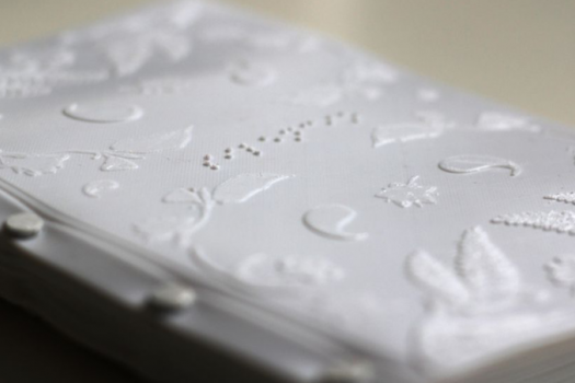 ‘Silence’ the first book 3D printed with Filaflex