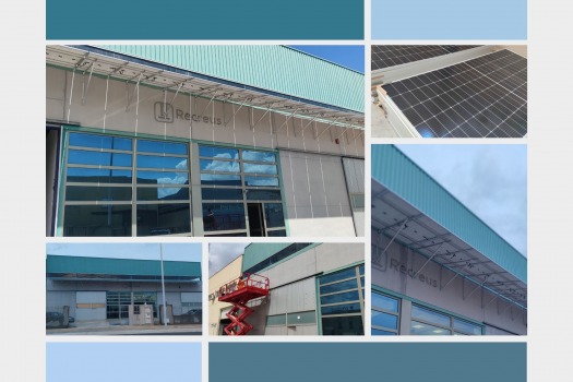 At Recreus we are committed to self-consumption of energy with the installation of solar panels in our factory